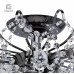 Люстра потолочная хрустальная MW-Light Бриз 464017506