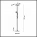 Торшер Odeon SALUT 4676/24FL