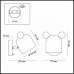 Бра Odeon MICKEY 4732/1W