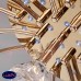 Люстра потолочная Eurosvet 4928/17 золото / бело-голубой