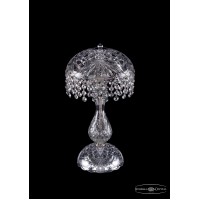 Настольная лампа Bohemia Crystal Nikel 5011/22-42/Ni/R