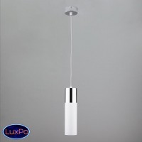 Светильник подвесной Eurosvet Double Topper 50135/1 LED хром/белый 12W