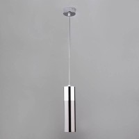 Светильник подвесной Eurosvet Double Topper 50135/1 LED хром/черный жемчуг 12W