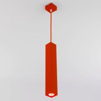 Светодиодный подвесной светильник Eurosvet Cant 50154/1 LED красный