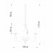 Люстра подвесная Divinare Laura 5123/01 LM-6