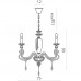 Подвесная люстра хрустальная Divinare CARL 5124/07 LM-8