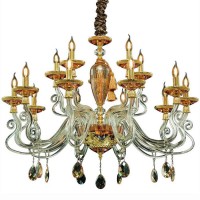 Подвесная люстра хрустальная Divinare SIMONA 5125/07 LM-15
