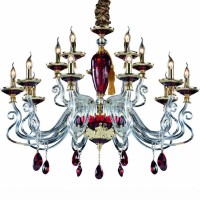 Подвесная люстра хрустальная Divinare SIMONA 5125/10 LM-15