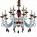 Подвесная люстра хрустальная Divinare SIMONA 5125/10 LM-15