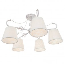 Люстра IDLamp(Vilucchio) 556/5PF-Whitepatina