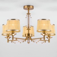 Потолочная люстра Eurosvet Amalfi 60081/5 золотая бронза