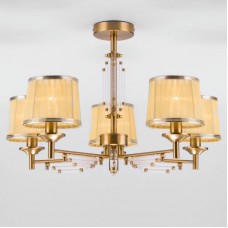 Потолочная люстра Eurosvet Amalfi 60081/5 золотая бронза
