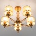 Потолочная люстра Eurosvet Amalfi 60081/5 золотая бронза