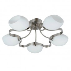 Люстра IDLamp 601/5PF-SUNWhitechrome