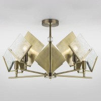 Потолочная люстра Eurosvet Rombo 60110/5 античная бронза Потолочная люстра Eurosvet Rombo 60110/5 античная бронза