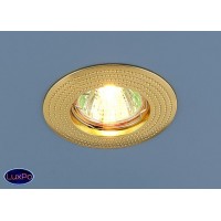 Точечный встраиваемый светильник золотой Elektrostandard 601 MR16 GD золото a030747