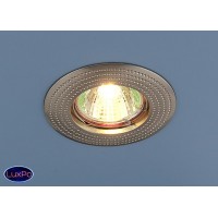Точечный встраиваемый светильник круглый Elektrostandard 601 MR16 SN сатин никель a030748
