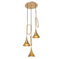 Люстра подвесная Mantra Jazz Pintura Oro 6351 Люстра подвесная Mantra Jazz Pintura Oro 6351