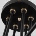 Люстра потолочная Eurosvet Nigelia 70052/6 черный/золото