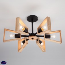 Люстра потолочная Eurosvet Klark 70056/6 черный