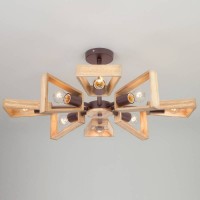 Потолочная люстра Eurosvet Klark 70056/8 кофе