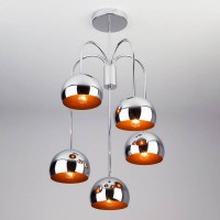 Люстра потолочная Eurosvet Solario 70067/5 хром