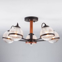 Люстра потолочная Eurosvet Livia 70081/5 черный