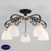 Люстра потолочная Eurosvet Arabella 70087/5 черный/золото