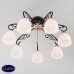 Люстра потолочная Eurosvet Arabella 70087/7 черный/золото