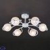 Люстра потолочная Eurosvet Camomile 70089/6 белый с серебром
