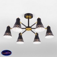 Люстра потолочная Eurosvet Trina 70100/6 черный