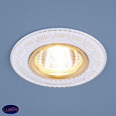 Встраиваемый светильник Elektrostandard 7010 MR16 WH/GD белый/золото a036771