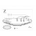 Люстра потолочная Lightstar Monile 704214