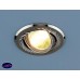 Точечный встраиваемый поворотный светильник Elektrostandard 704 CX MR16 GU/SL черный/серебро a032260
