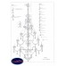 Подвесная люстра хрустальная Lightstar 710572Р