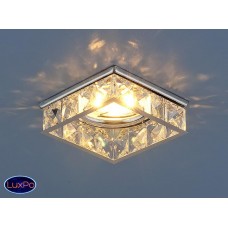 Встраиваемый потолочный светильник Elektrostandard 7274 MR16 CH/CL хром/прозрачный a032280