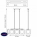 Светильник подвесной Lightstar Gabbia 732137
