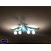Люстра потолочная детская KINK LIGHT БОМБАРДИРОВЩИК 074504