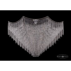 Люстра потолочная хрустальная Bohemia Crystal 77071/115 Ni
