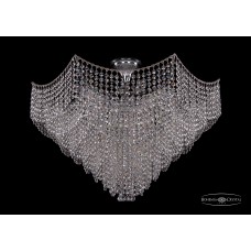 Люстра потолочная хрустальная Bohemia Crystal 77071/77 Ni
