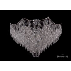Люстра потолочная хрустальная Bohemia Crystal 77071/95 Ni