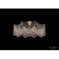 Хрустальная потолочная люстра Bohemia Crystal 7708/9/G Хрустальная потолочная люстра Bohemia Crystal 7708/9/G