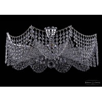 Хрустальная потолочная люстра Bohemia Crystal 7708/9/Ni Хрустальная потолочная люстра Bohemia Crystal 7708/9/Ni