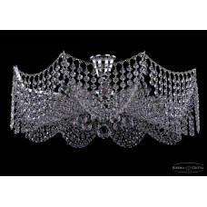 Хрустальная потолочная люстра Bohemia Crystal 7708/9/Ni
