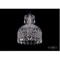 Подвесной светильник Bohemia Crystal Nikel 7715/22/1/Ni/Leafs