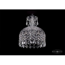 Подвесной светильник Bohemia Crystal Nikel 7715/22/1/Ni/Leafs