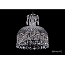 Подвесная люстра Bohemia Crystal Nikel 7715/30/Ni/Leafs