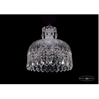 Подвесная люстра Bohemia Crystal Nikel 7715/35/Ni/Leafs