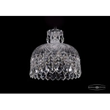 Подвесная люстра Bohemia Crystal Nikel 7715/35/Ni/Leafs