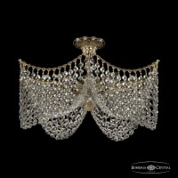Люстра потолочная хрустальная Bohemia Crystal 77171/45/6 G